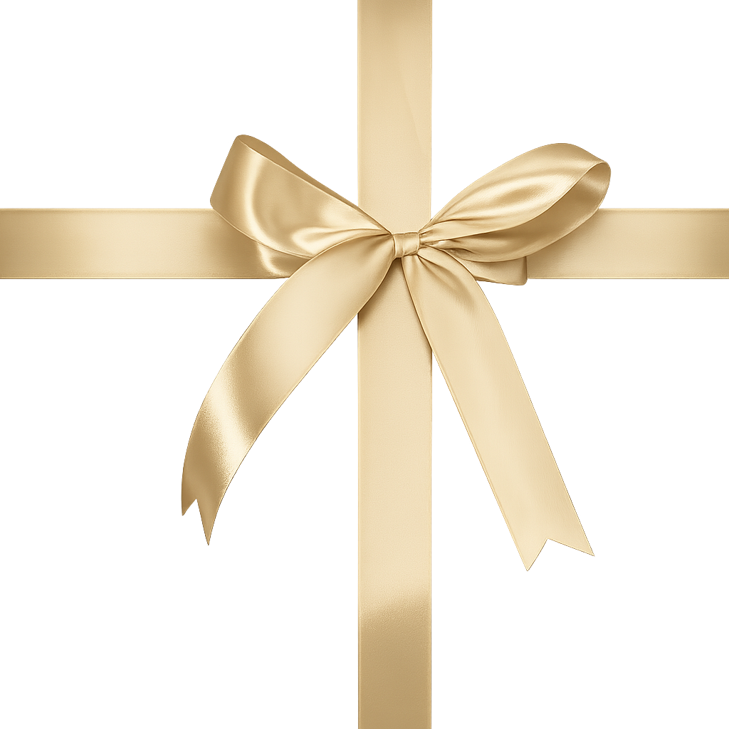 Gold Gift Bow