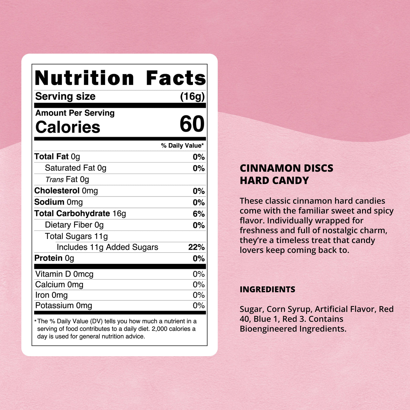 Cinnamon Discs Hard Candy