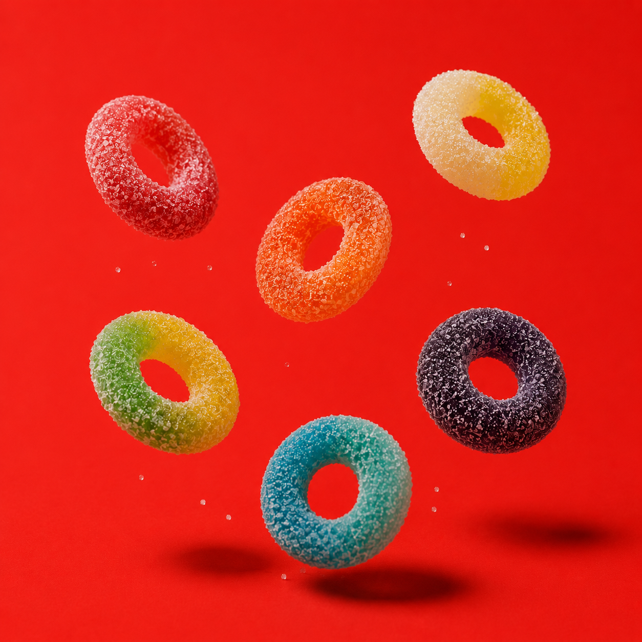 Sour Gummy Rings Gift Box